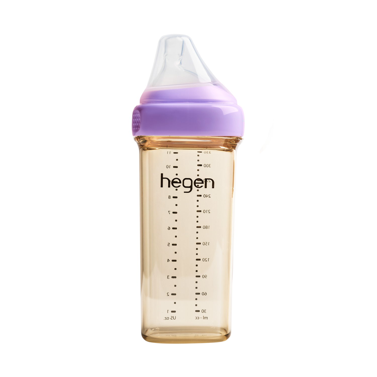 Hegen PCTO™ 330ml/11oz Feeding Bottle PPSU PURPLE with Fast Flow Nipple (6 months and beyond)