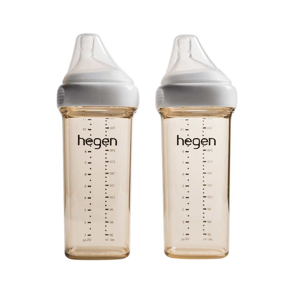 Hegen PCTO™ 330ml/11oz Feeding Bottle PPSU, 2-Pack with 2 x Fast Flow Teat  (6 months and beyond)